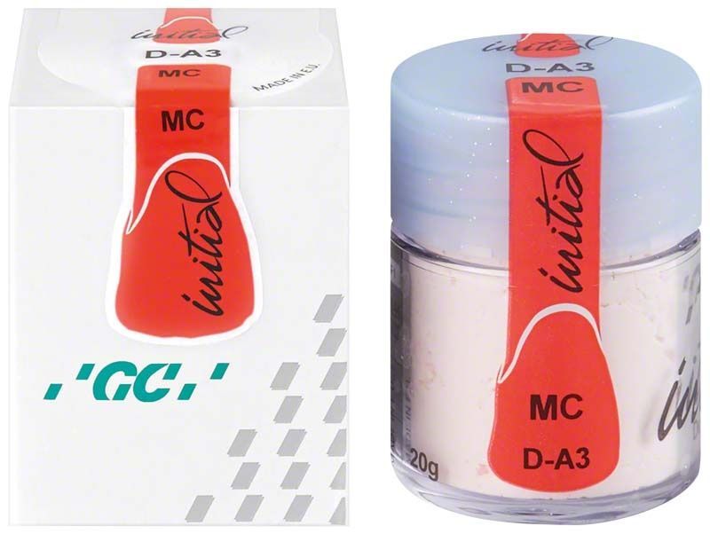 Keramikpulver GC Initial MC Dentin 20g DA3 in Originalverpackung.
