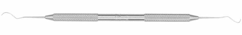 Doppelendige zahnmedizinische Sonde Griff 31 mit Figur EN1.
