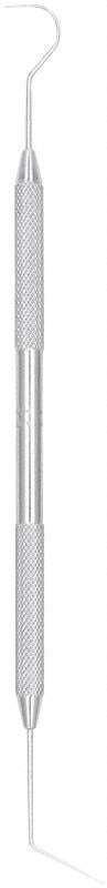 Doppelendige zahnmedizinische Sonde Griff 31 mit Figur DG16/23.