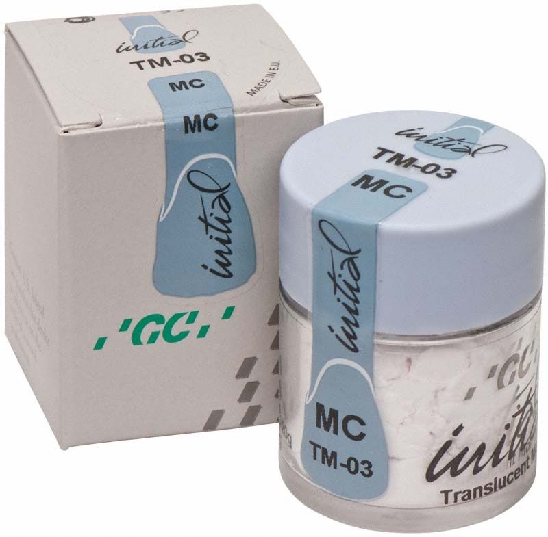 GC Initial MC Translucent Modifier TM-03 in 20g Dose mit Verpackung.