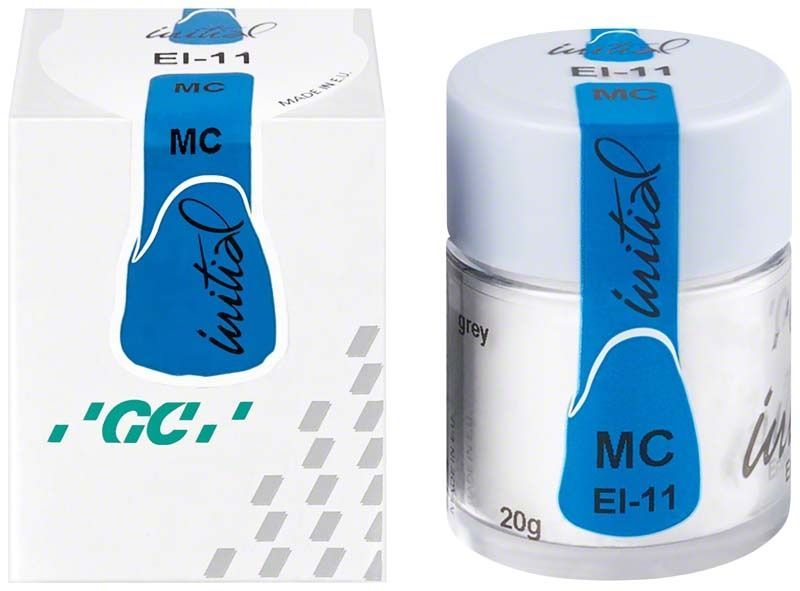 GC Initial MC Enamel Intensive 20g, EI-11, in weißer Verpackung.