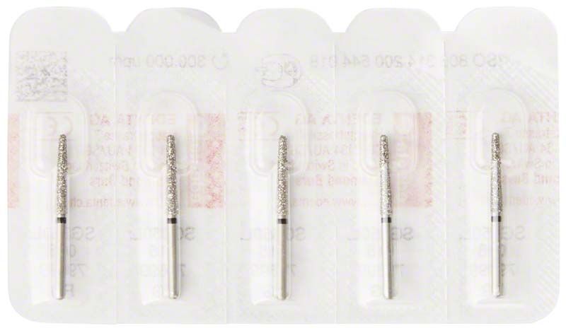 Diamantbohrer FG SG850L 018 in steriler Einzelverpackung.