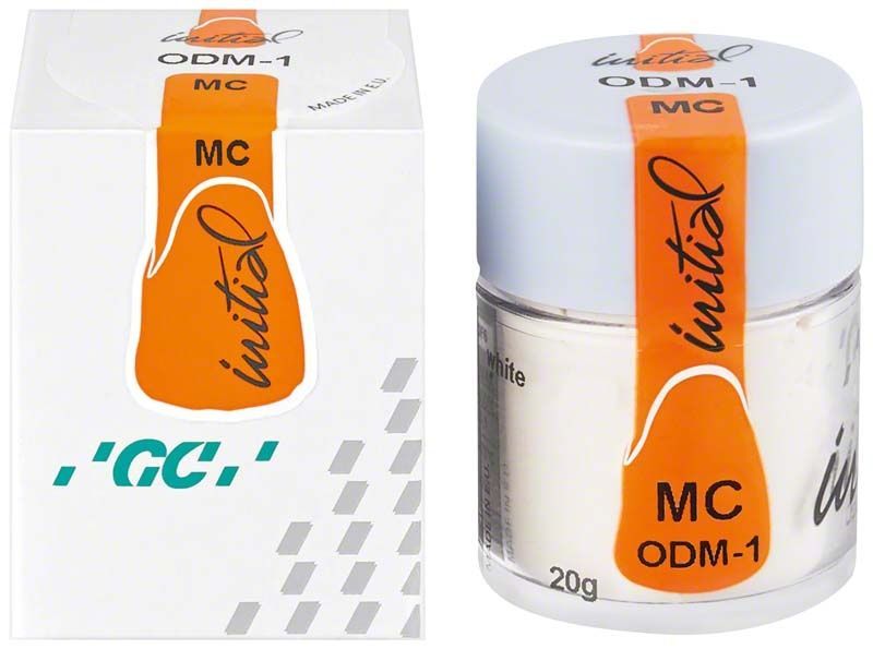 Dose mit GC Initial MC Opaque Dentin Modifier 20g, Aufschrift ODM-1.