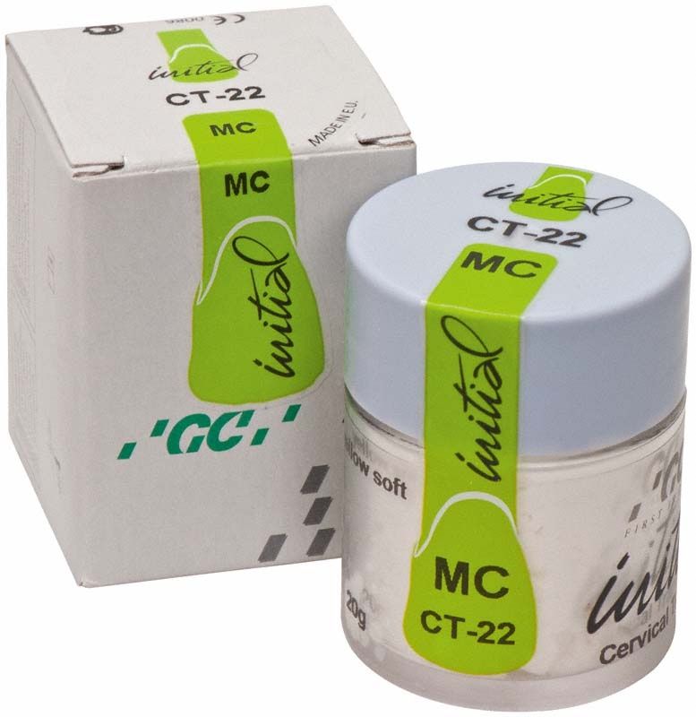 Transparente dental Keramikmasse GC Initial MC CT-22, 20g Dose.