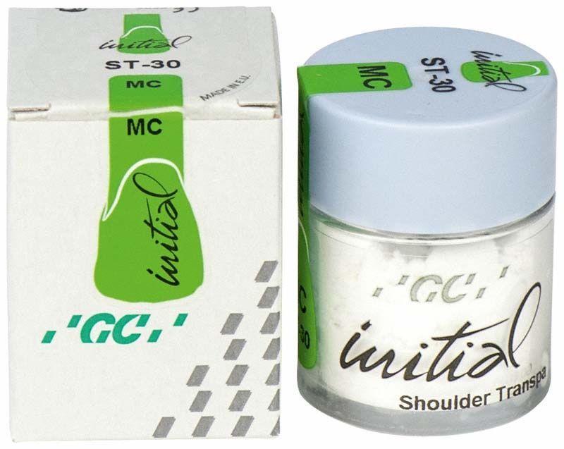 GC Initial MC Shoulder Transparent 20g ST-30 Pulver mit Verpackung.