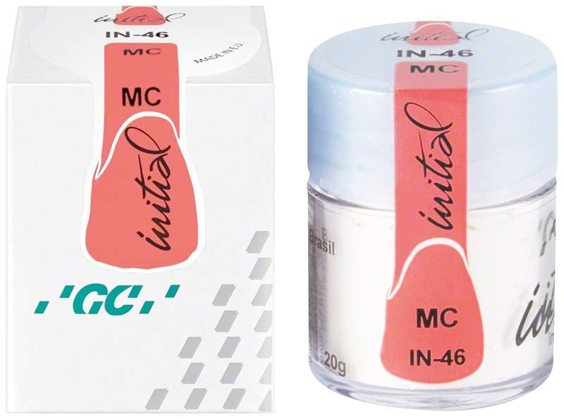GC Initial MC INside 20g IN-46 Brasil in weißem Behälter und Verpackung.