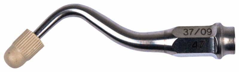 Sonosoft Lux Scaler Spitze Nr. 47 mit gebogenem Metallkörper.