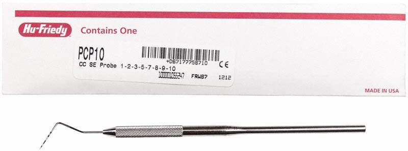 Parodontometer CP10 mit rundem Griff und Messskala.