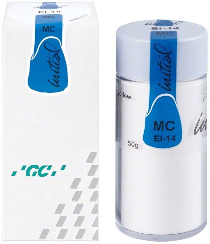 GC Initial MC Enamel Intensive 50g Glasflasche mit blauem Etikett EI-14.