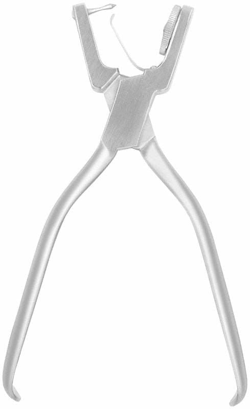 Kofferdam-Lochzange Ainsworth aus Metall, 17,5 cm lang.