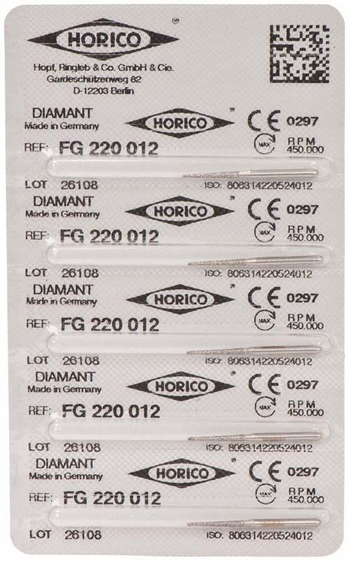 Blisterverpackung mit Diamant FG 220 012 aus Deutschland, CE-zertifiziert.