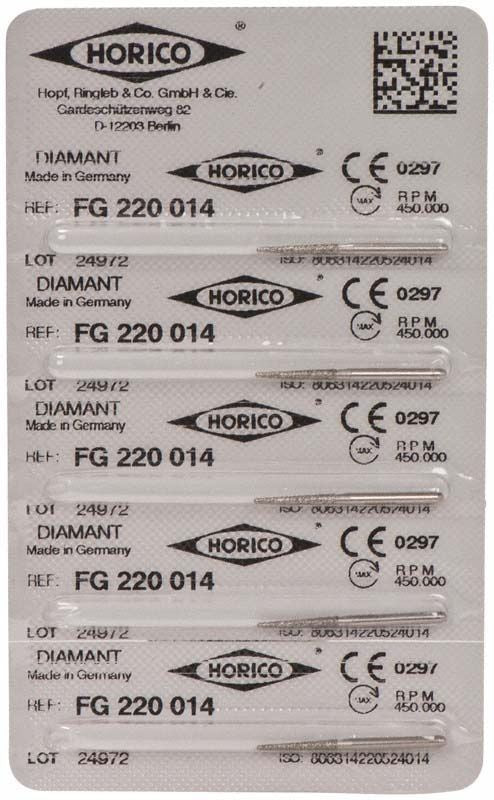 Verpackung von Diamant FG 220 014 mit Herstellerinformationen und QR-Code.