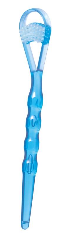 Image of Tong-Clin® De Luxe Zungenreiniger blau-transparent