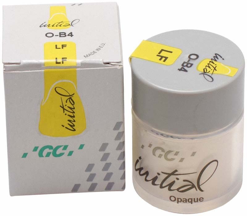 GC Initial LF Pulver Opaque OB4 mit Verpackung.