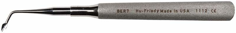 Medizinisches Syndesmotom Bernard Figur 7 links mit ergonomischem Griff.
