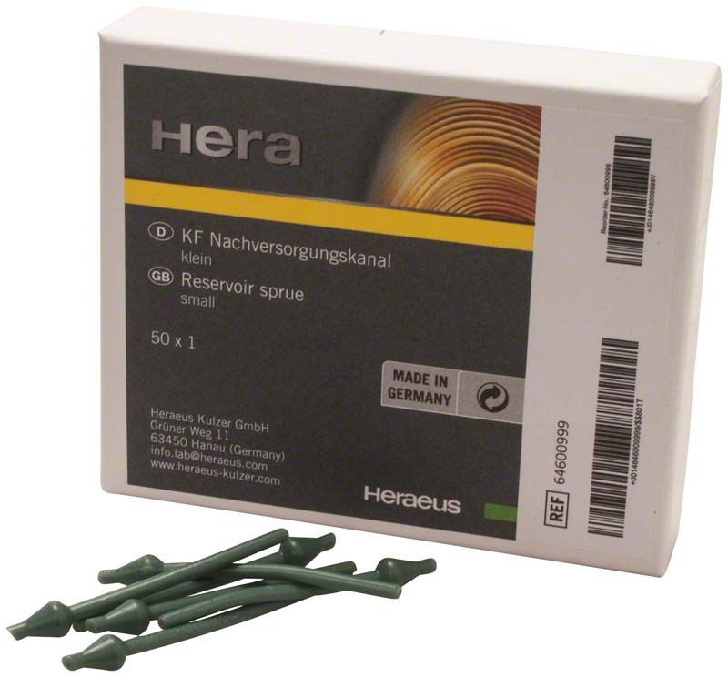 KF-Wachsnachversorgungskanal klein, Verpackung mit 50 grünen Kanälen.