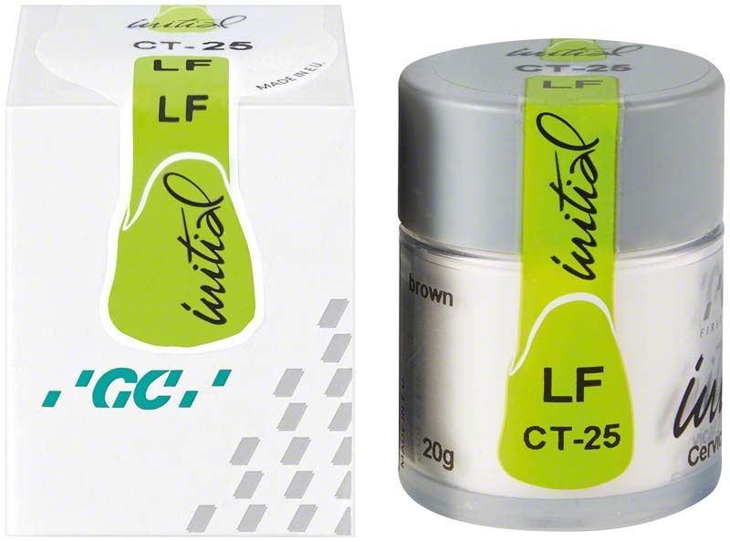GC Initial LF Cervical Translucent CT-25 Verpackung und Behälteransicht