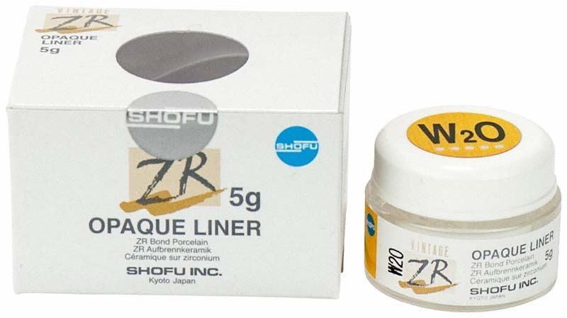 Verpackung und Glasbehälter des VINTAGE ZR Opaque Liners 5g W2O.