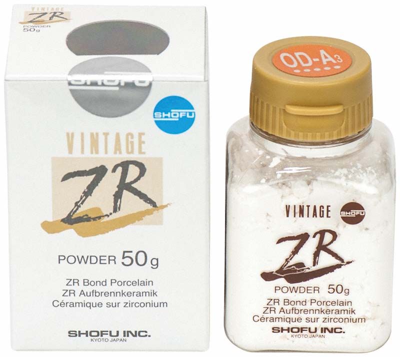 VINTAGE ZR Opaque Dentin OD-A3 50g Pulver mit Verpackung.