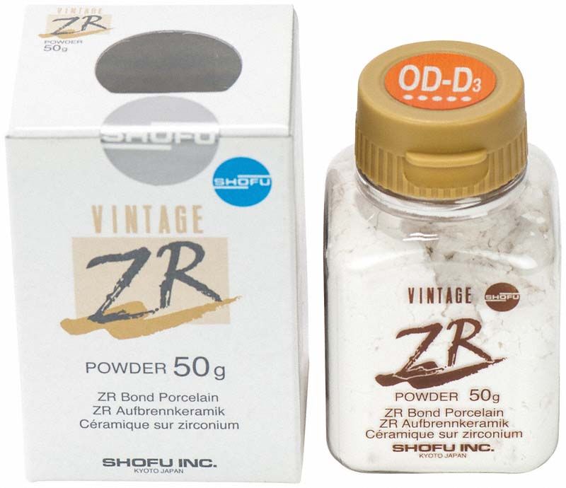 Vintage ZR Opaque Dentin OD-D3 50g Pulver mit Verpackung