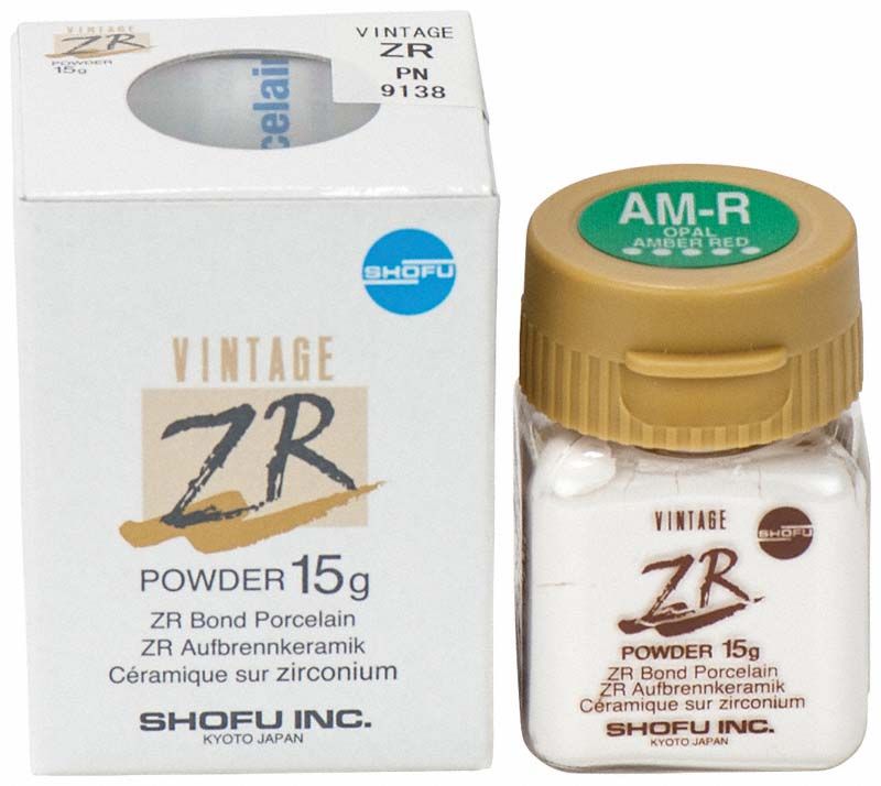 Vintage ZR Opal Effekt AM-R 15g in Originalverpackung mit Glasbehälter.