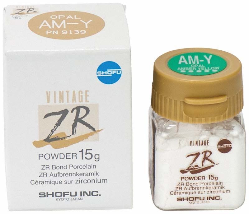 Vintage ZR Opal Effekt AM-Y 15g Zahnpulver mit Verpackung.