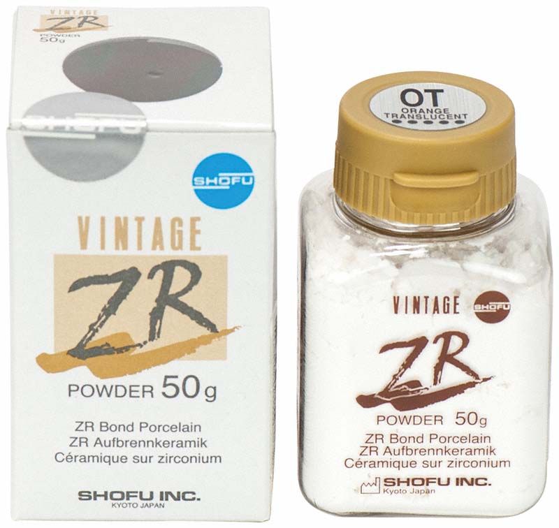 Pulverförmiges VINTAGE ZR Enamel Effekt OT 50g mit Verpackung.