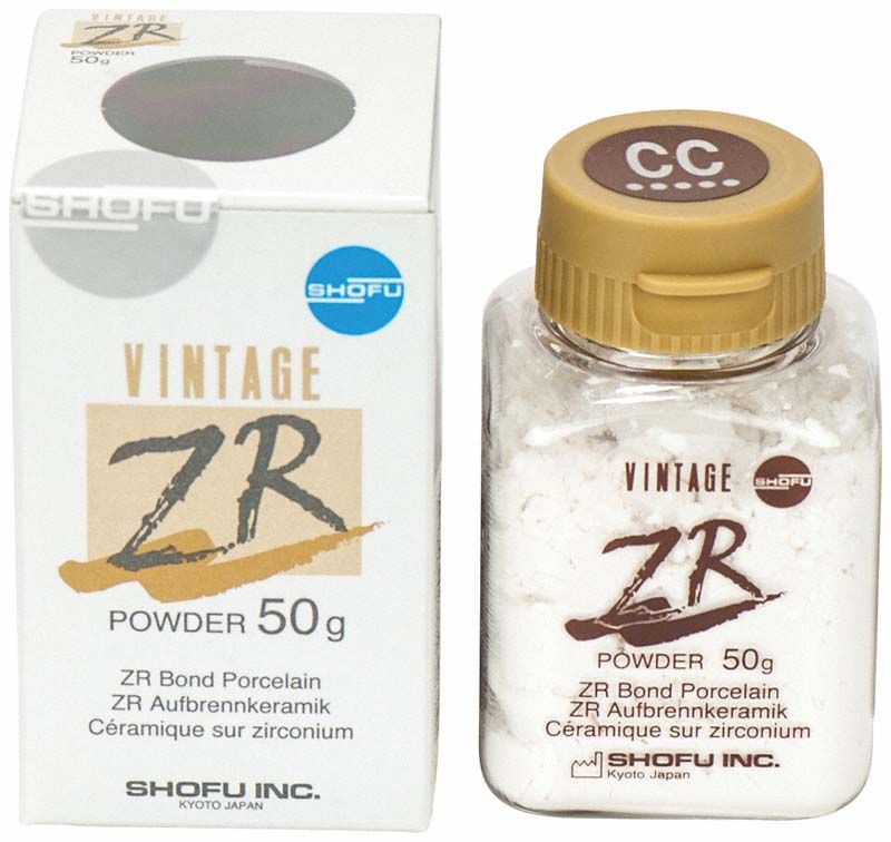 Vintage ZR Cervical CC 50g Keramikpulver in Originalverpackung.