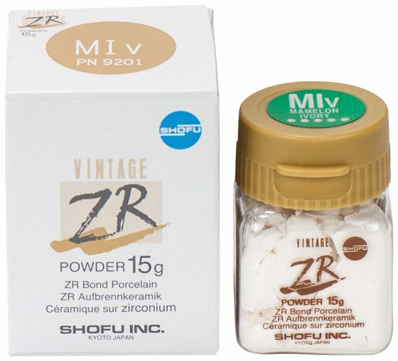 Vintage ZR Effekt Color MIv Aufbrennkeramik-Pulver in Originalverpackung.