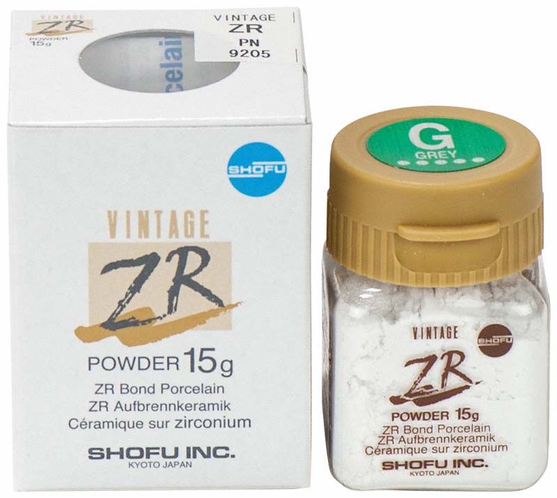 Vintage ZR Effekt Color G Pulver mit Verpackung und 15g Glasbehälter
