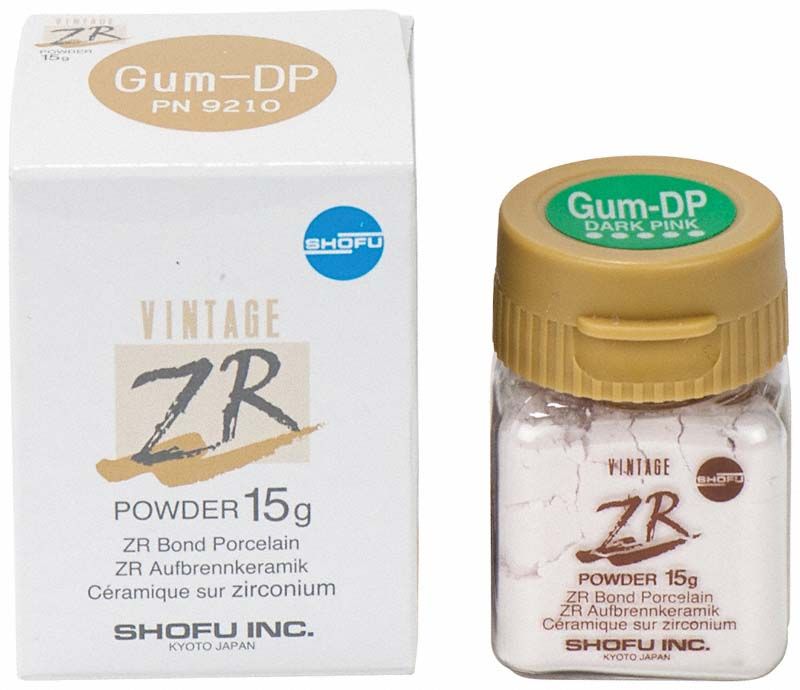Verpackung und Glasbehälter von VINTAGE ZR Gum Color Gum-DP, 15g.
