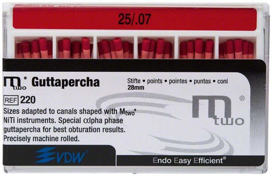 Image of Mtwo Guttapercha Gr. 25/.07 rot
