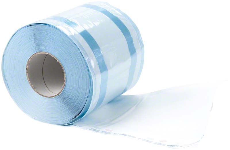 Sterilisationsverpackung Eurosteril Rolle aus medizinischem Papier und Folie.