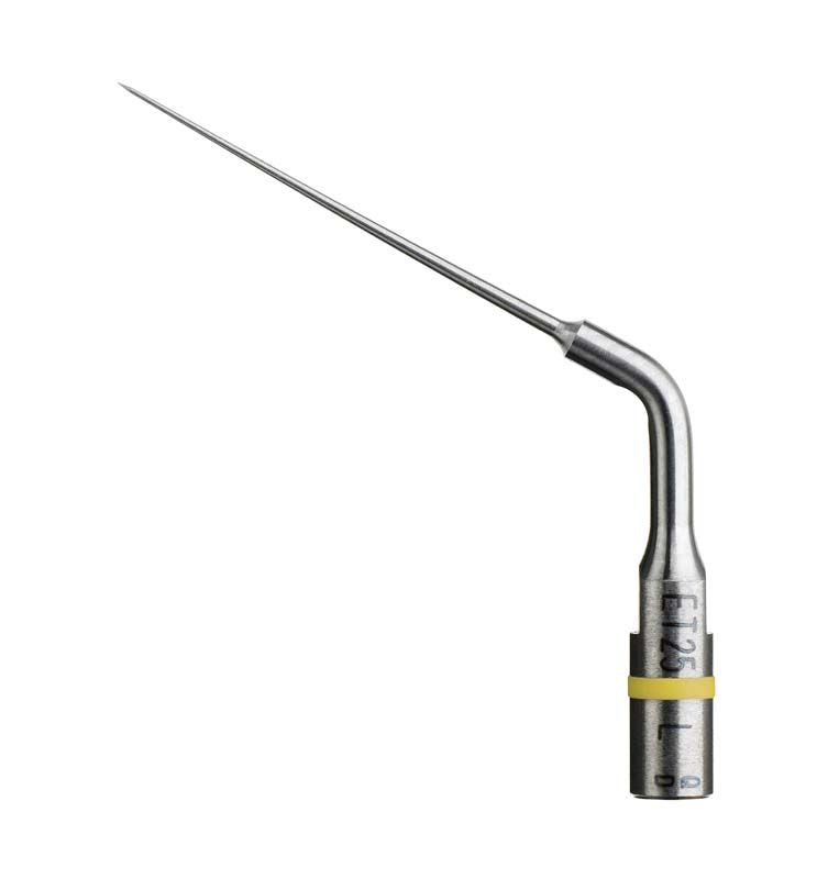Endodontische Spitze ENDO-SUCCESS ET25L mit gelbem Markierungsring.