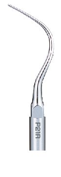 Parodontale Behandlungsspitze Varios Aufsatz PARO Modell P21R-E aus Metall.