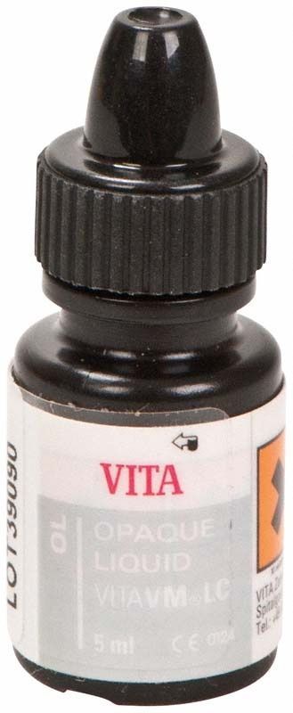 VITAVM®LC OPAQUE LIQUID Flasche mit schwarzem Verschluss, 5 ml.
