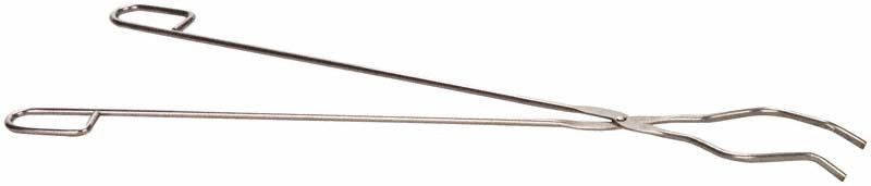 Tiegelzange HSN 335-60, 600 mm, aus Edelstahl mit Ø 8 mm.