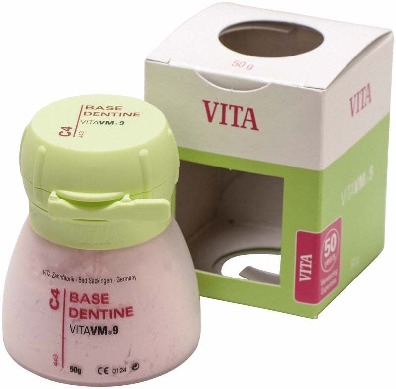 VM9 Classical Base Dentin 50g C4 mit Verpackung.