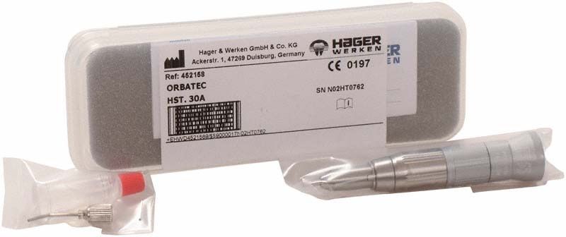Orbatec® Handstück 30A mit Aufbewahrungsbox und Zubehör.