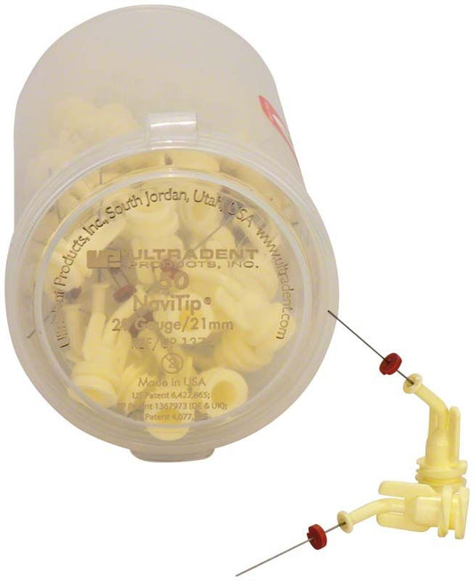 Image of Navi Tips™ 29ga 21mm hellgelb 50er