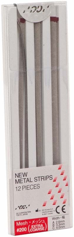 Image of New Metal Strips Nr. 200 rot sortierte Breiten