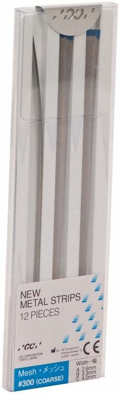 New Metal Strips Nr. 300 blau, 12 Stück in Verpackung.