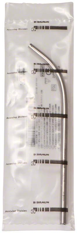 Chirurgische Absaugkanüle Ø 4mm in steriler Verpackung.