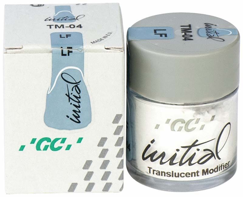 GC Initial LF Translucent Modifier TM-04 mit Verpackung und Produktansicht.