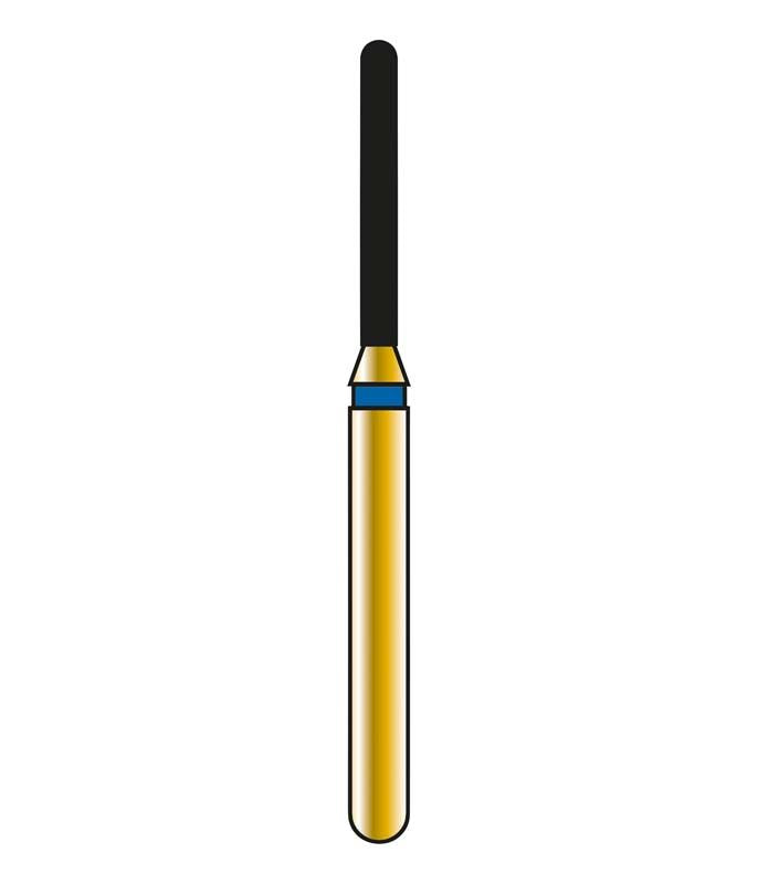 Detaillierte Nahaufnahme eines Diatech Diamant FG G881 010 mittel Instruments.