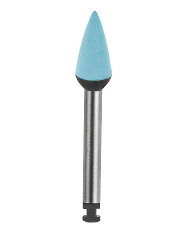 Zahnpolierer Diatech COMPOSHINE PLUS RA ISO 040 mit blauem Kopf.
