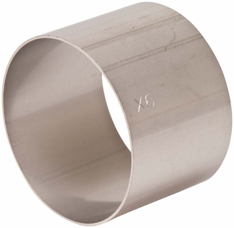 Metall-Muffelring aus Spezial-Stahl für dentale Kronentechnik.