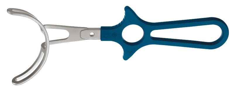 Vestibulumhaken Ergoplant mit ergonomischem Griff und Metallhaken.