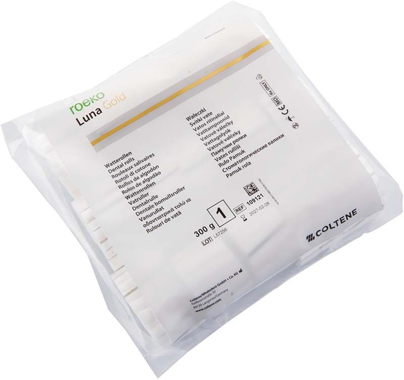 Luna Gold Watterollen in transparenter Verpackung, 300 g, Gr. 1.