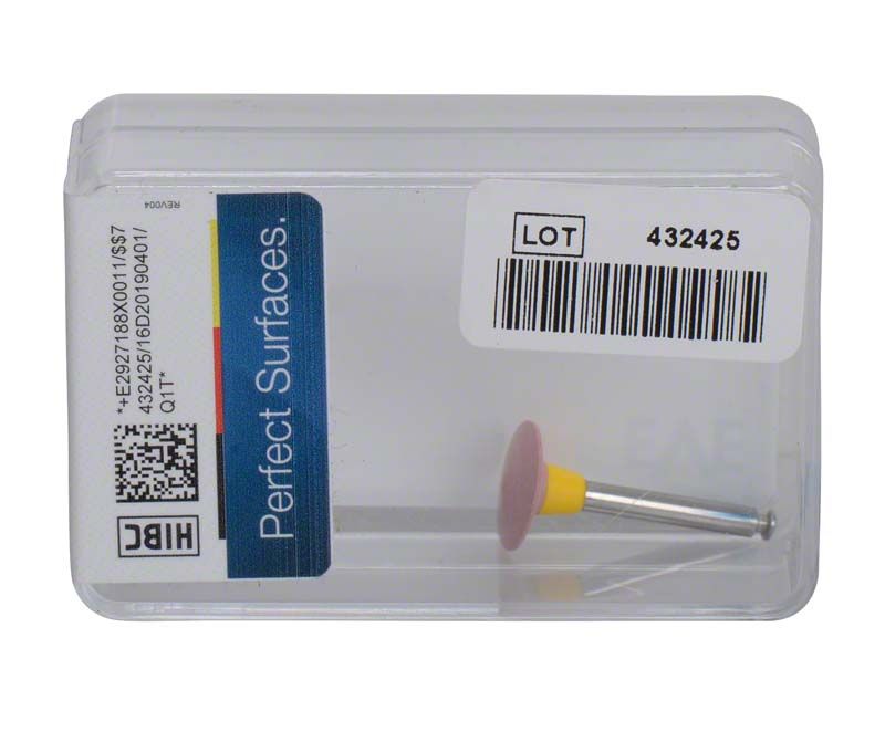 Diapol Winkelstück mit mittlerer Körnung in Kunststoffverpackung mit Barcode.